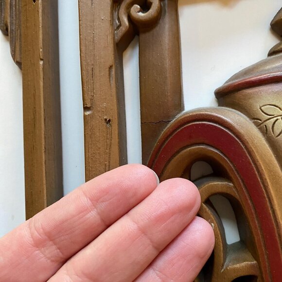 Burwood Products Co Framed Pot Belly Stove Coffee Grinder Resin Wall Hangers - Picture 4 of 8